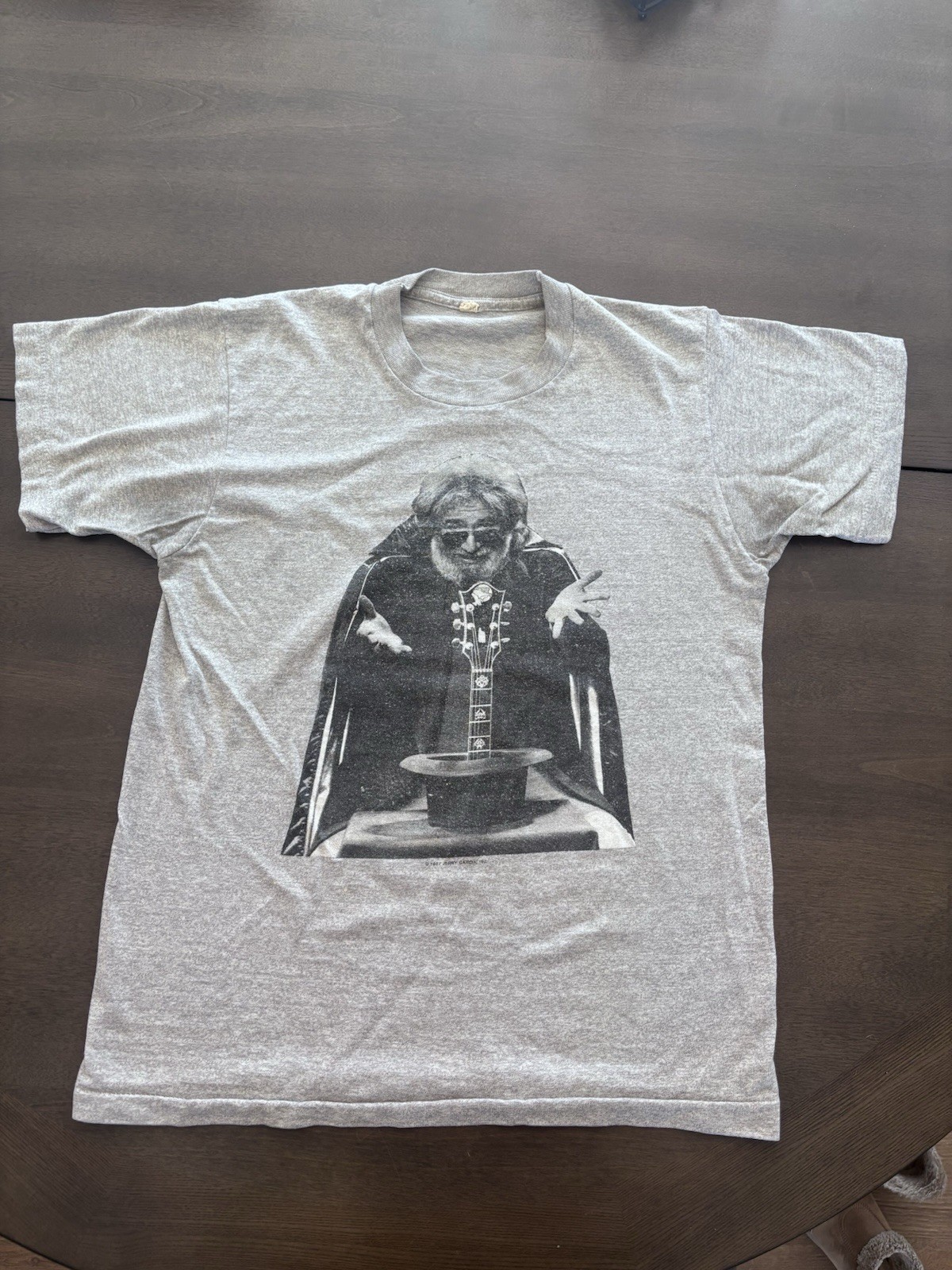 Vintage 1987 Jerry Garcia Lunt Fontanne NYC Concert T Shirt Single Stitch Vintage 1987 Jerry Garcia Lunt Fontanne NYC Concert T Shirt Single Stitch