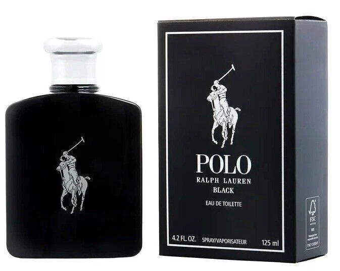POLO BLACK Ralph Lauren 4.2 oz edt Cologne for men New in Box Authentic POLO BLACK Ralph Lauren 4.2 oz edt Cologne for men New in Box Authentic
