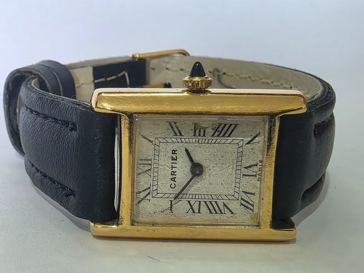 Cartier Tank Antigo Vintage Feminino Lady Paris Raro Joia