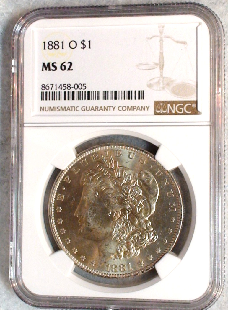 1881 O Morgan Dollar NGC MS62 UNCIRCULATED BETTER DATE $1 Coin BUY IT NOW