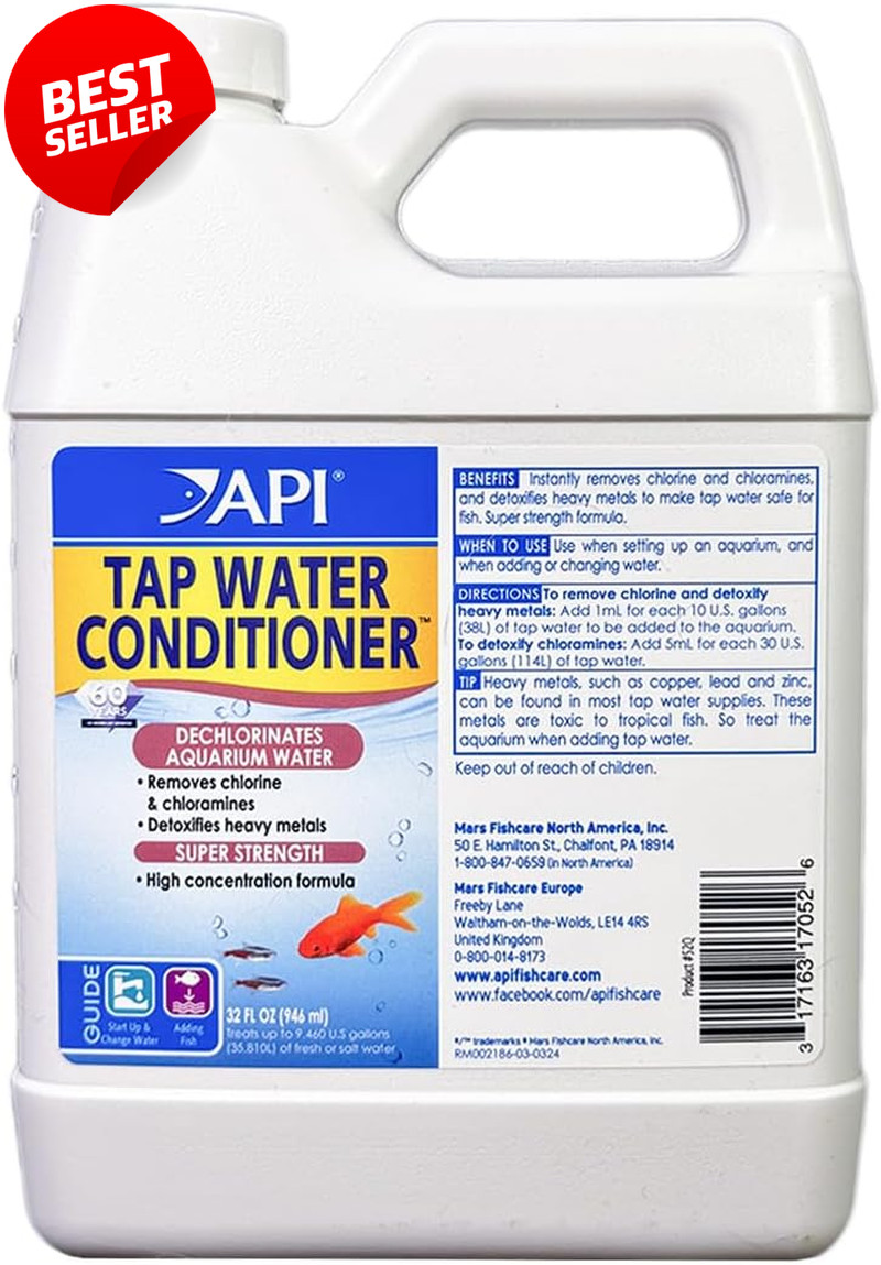 Fishcare TAP Aquarium Water Conditioner 32 oz Fish Tank Dechlorinator - US