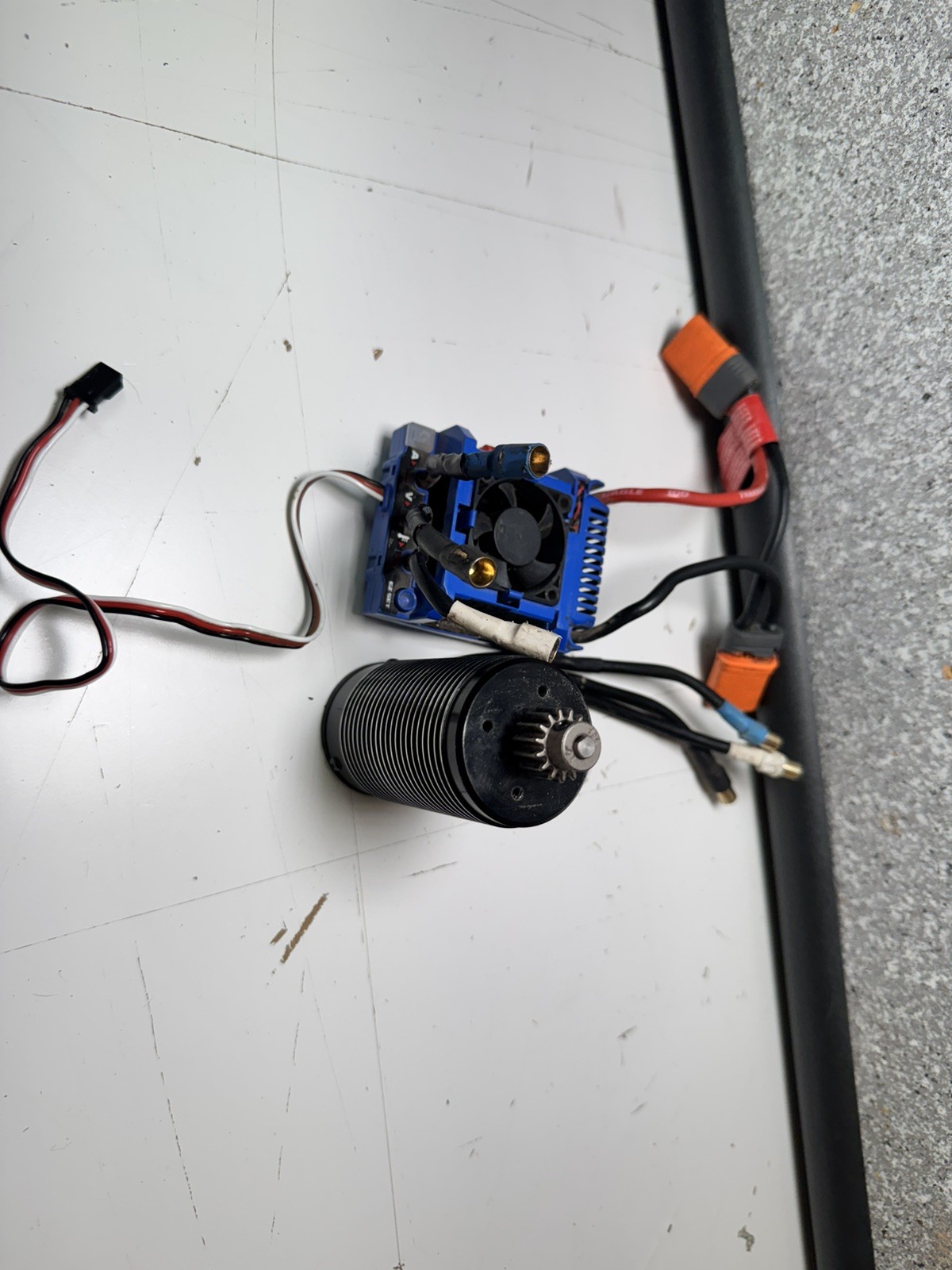 Traxxas MXL-6S 1/8 ESC w/ 2200kv Motor Brushless Combo Traxxas E-Revo 1.0 Good 
