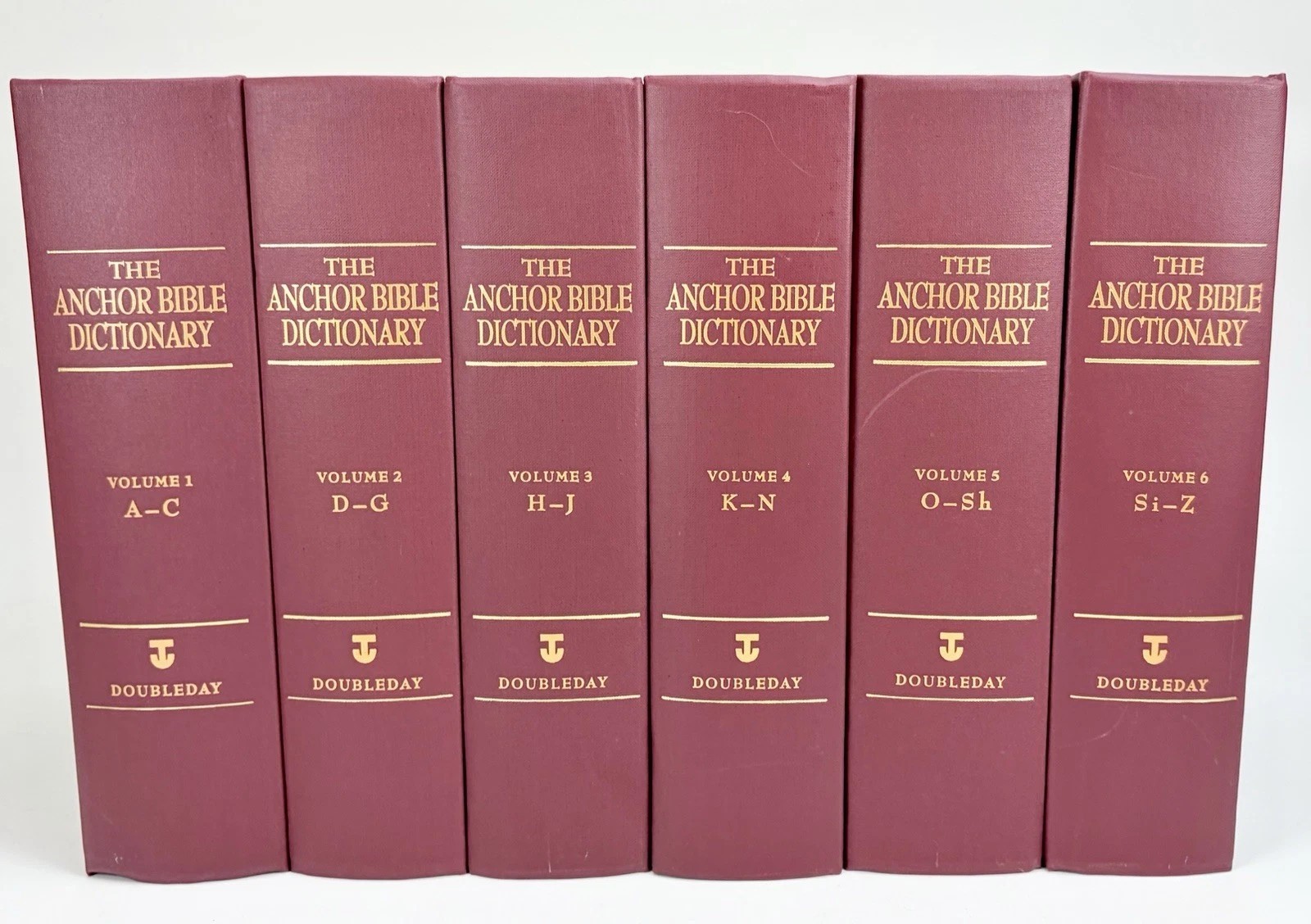The Anchor Bible Dictionary, Doubleday, 6 Volumes, Full Set, David Noel Freedman