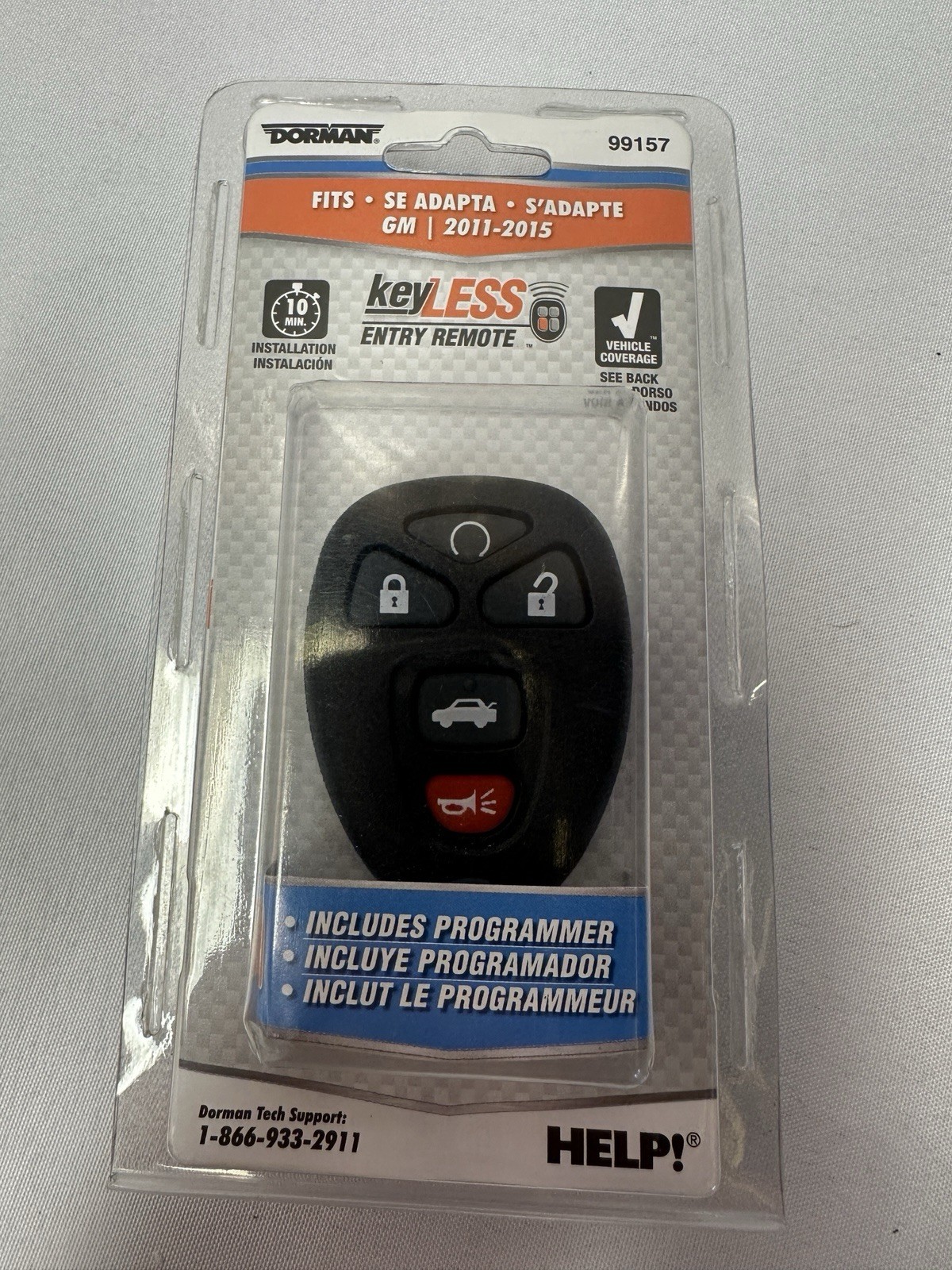 Dorman 99157 Keyless Entry Remote 5-Button For 2011-2015 Impala / Lucerne *NEW* Dorman 99157 Keyless Entry Remote 5-Button For 2011-2015 Impala / Lucerne *NEW*