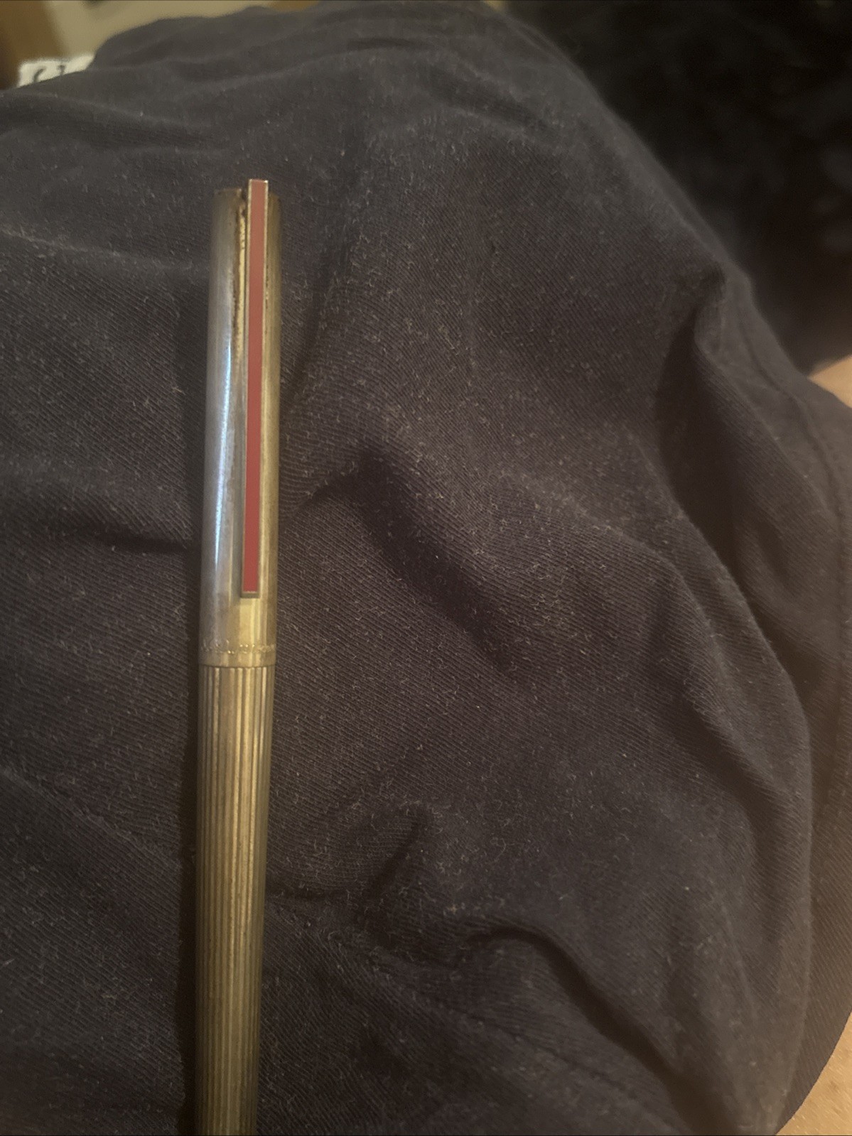 Vintage S.T. Dupont Paris 925 Sterling Silver Fountain Pen 18K 750 Gold Nib Vintage S.T. Dupont Paris 925 Sterling Silver Fountain Pen 18K 750 Gold Nib