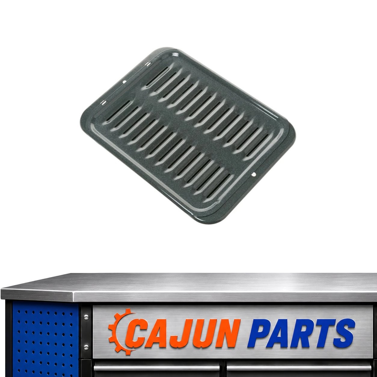 RB747G4A4 For OEM Hotpoint Stove Broil Pan Set Large Porcelain Part # Model