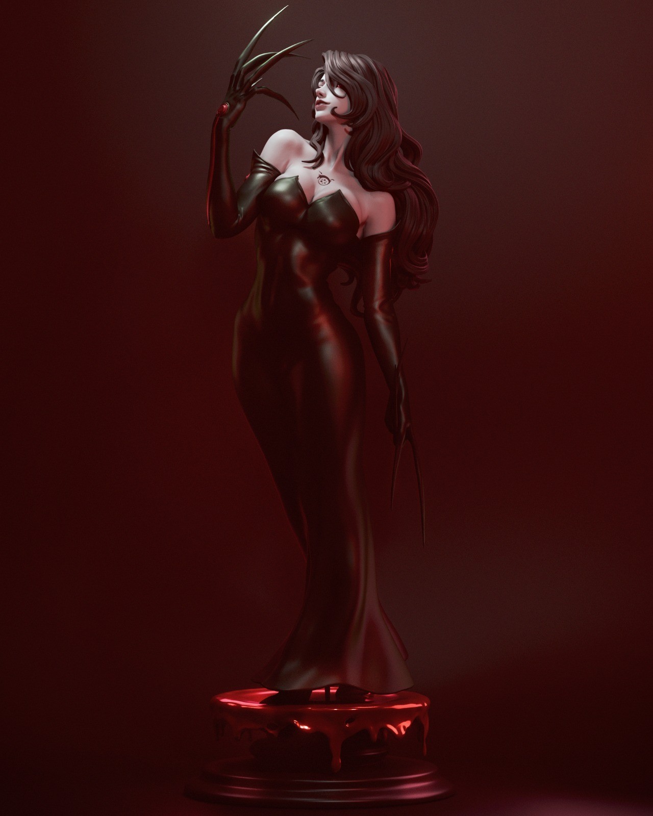 Lust 3d Printed Model | Unassembled | Unpainted | 1/8-1/2