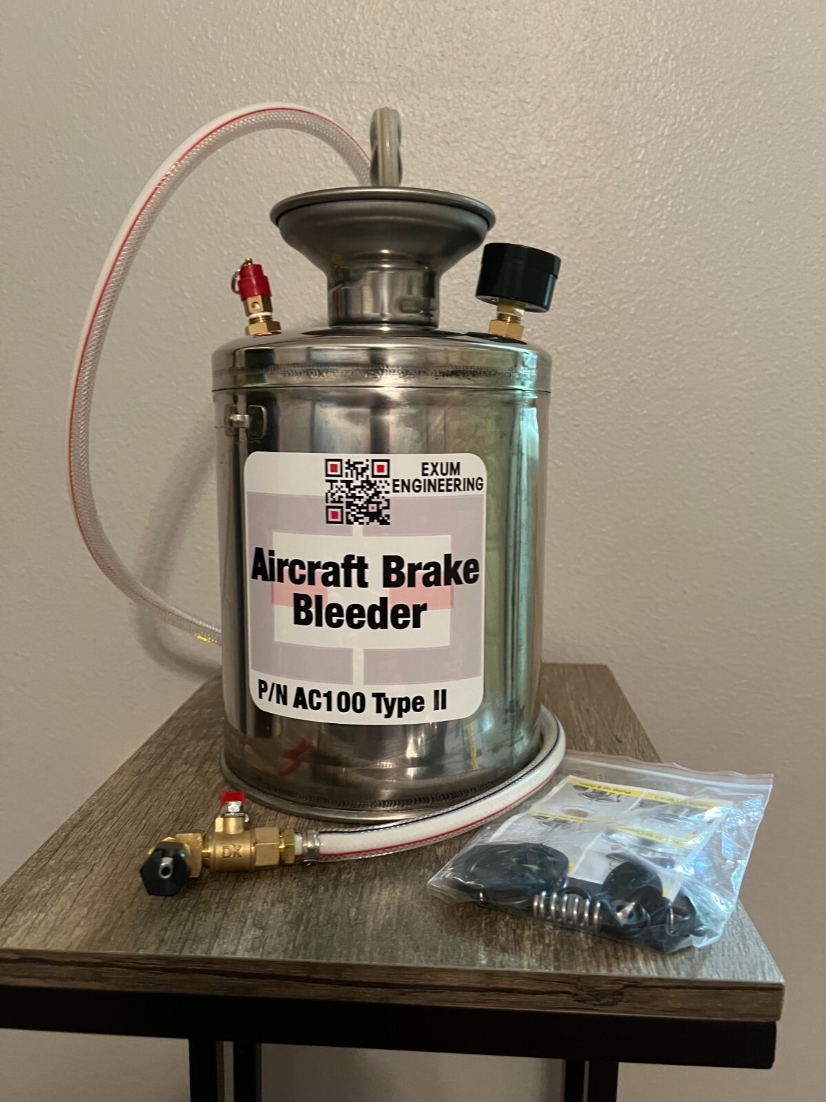 Aircraft Brake Bleeder P/N AC100 Type II