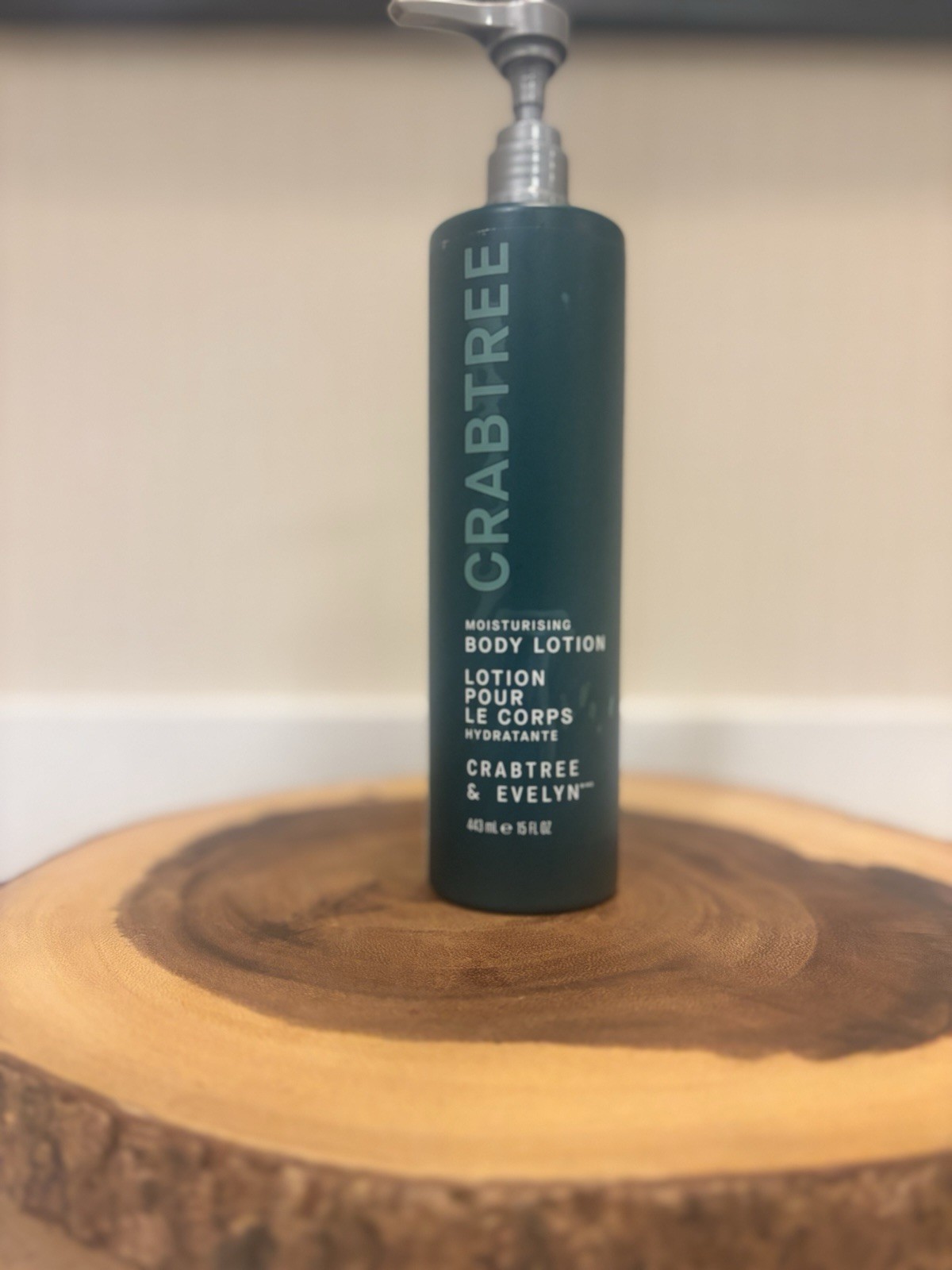 Crabtree & Evelyn CRABTREE Moisturizing Body Lotion with Pump NEW 15 fl.oz