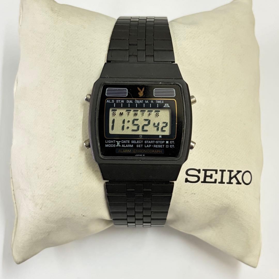 Rare Working item Rare SEIKO PLAYBOY Digital Y749 4000