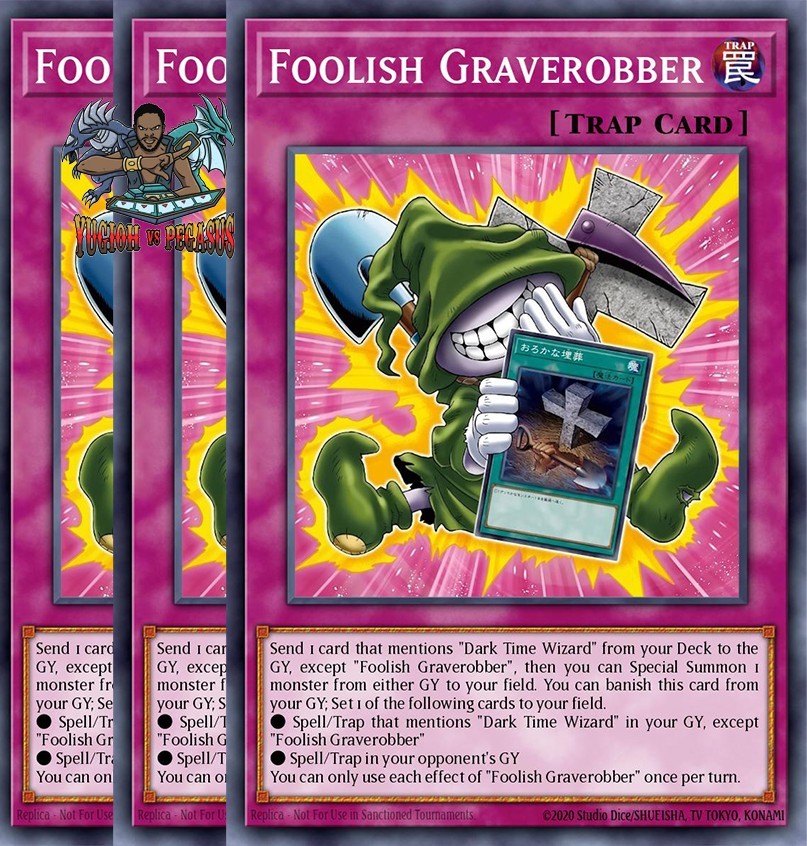 Yugioh 3x Foolish Graverobber BETB-EN070 Common 1st Ed NM