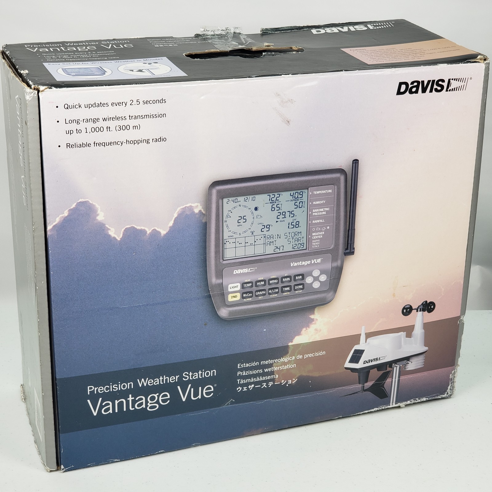 NEW Davis Instruments Vantage Vue Home Weather Station 6250 Complete NEW Davis Instruments Vantage Vue Home Weather Station 6250 Complete
