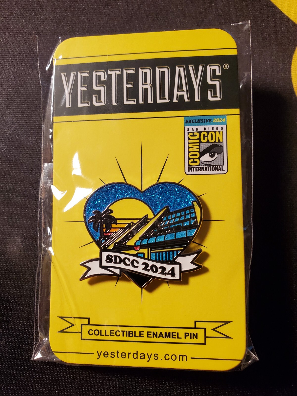 SDCC 2024 Yesterdays 1.25″ SDCC 2024 Exclusive Pin LE1500 Sold Out San Diego