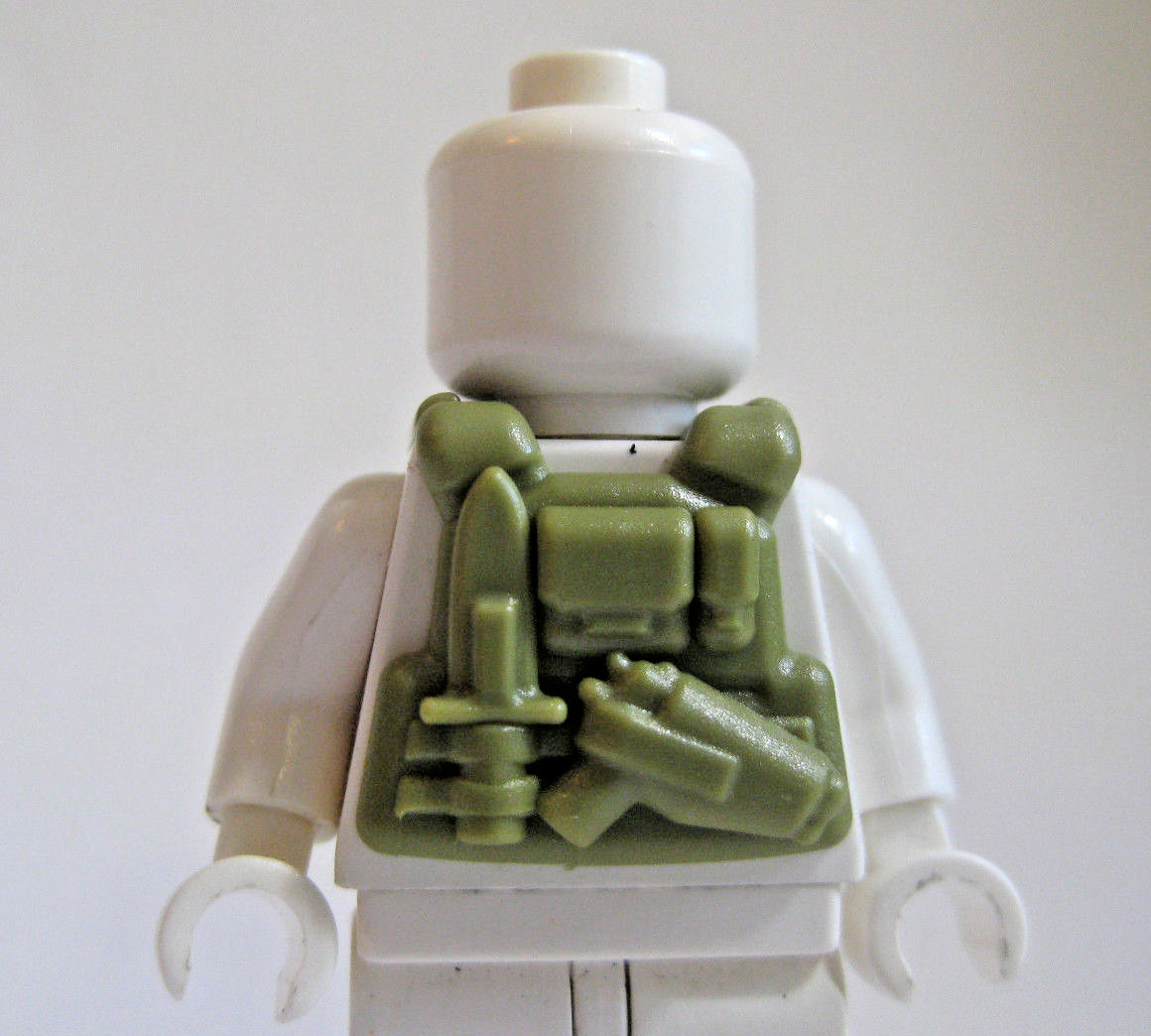 Brickarms Commando Vest PCV for Custom Minifigures -Pick your Color-