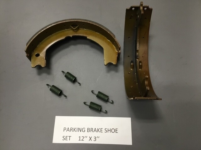 A1-3722-D-420 Parking Brake Shoe Set 12\'\'x3\'\' W/ Return Springs SHIPS SAME DAY 