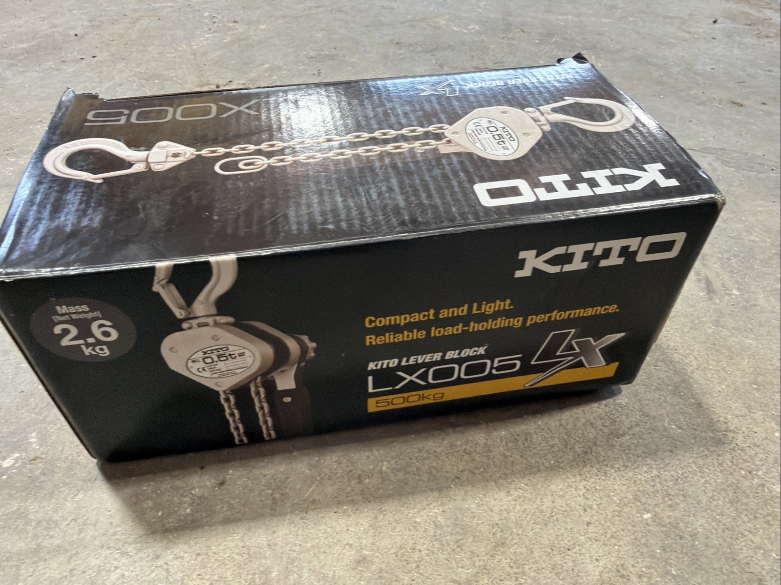 KITO LX005 Lever Block LX type 500kg 0.5t x 1.2m BRAND New