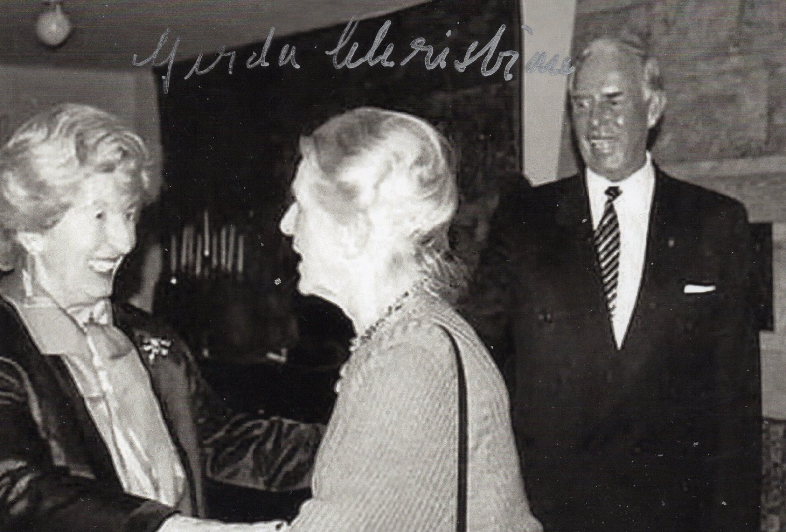 GERDA DARANOWSKY CHRISTIAN - AH secretary in FHQ, signed photo