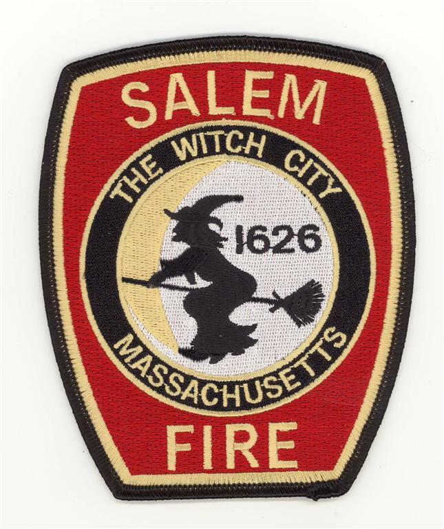 Massachusetts Salem Fire Department Patch Halloween Witch (5 Massachusetts Salem Fire Department Patch Halloween Witch (5