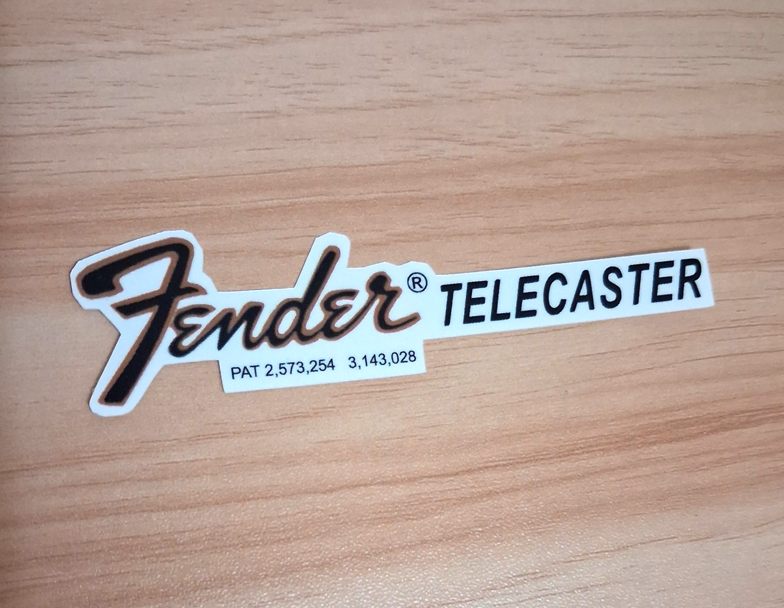 Fender Telecaster 1960s -1970s Style Waterslide Decal Pre-Cut & Ready to Use Fender Telecaster 1960s -1970s Style Waterslide Decal Pre-Cut & Ready to Use