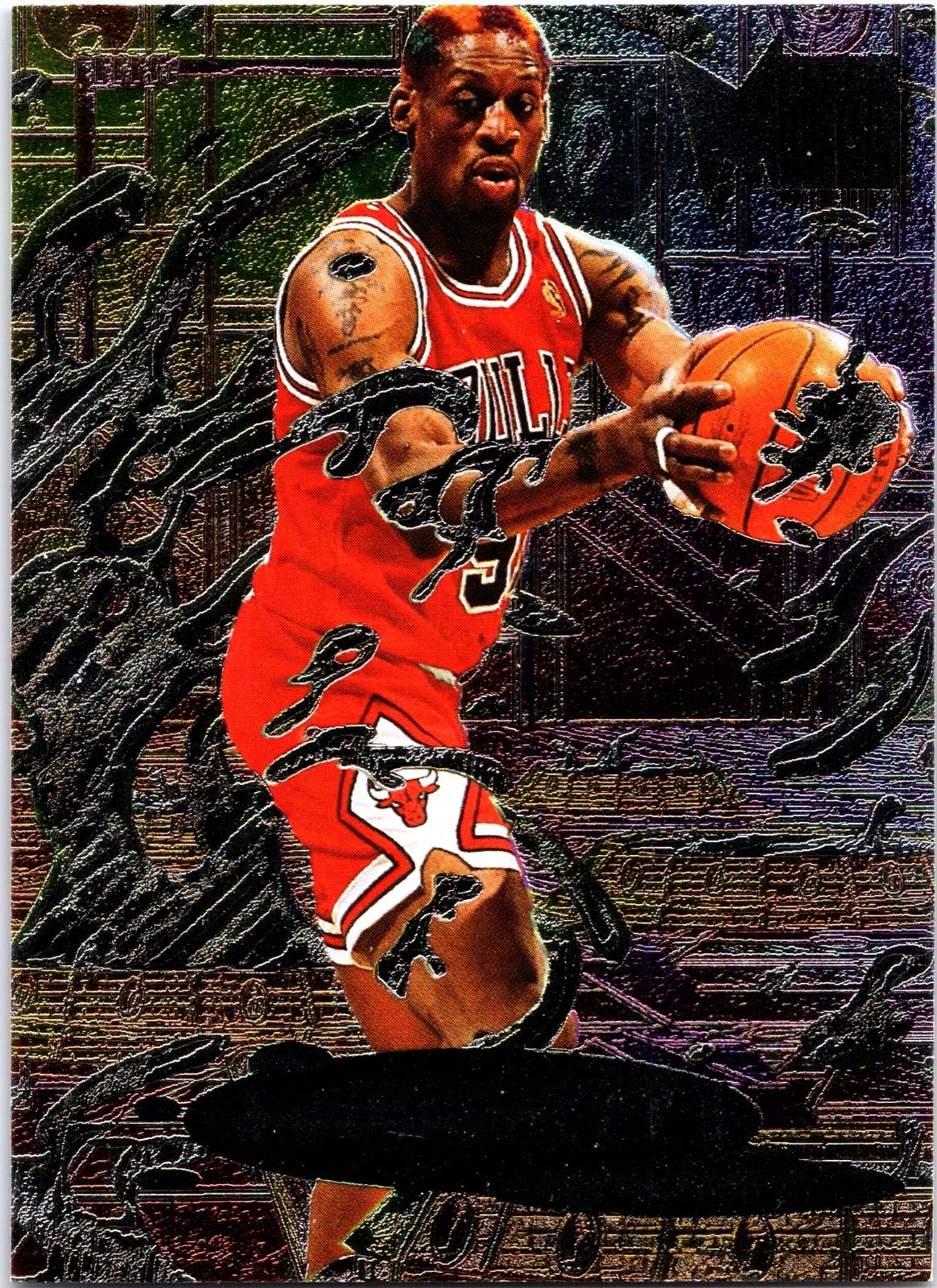 1996-1997 Fleer Metal - Mettalized Dennis Rodman Chicago Bulls #231