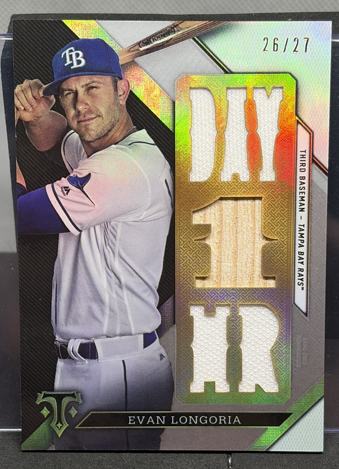 2016 Topps Triple Threads - Triple Threads Relics Evan Longoria 26/27 2016 Topps Triple Threads - Triple Threads Relics Evan Longoria 26/27