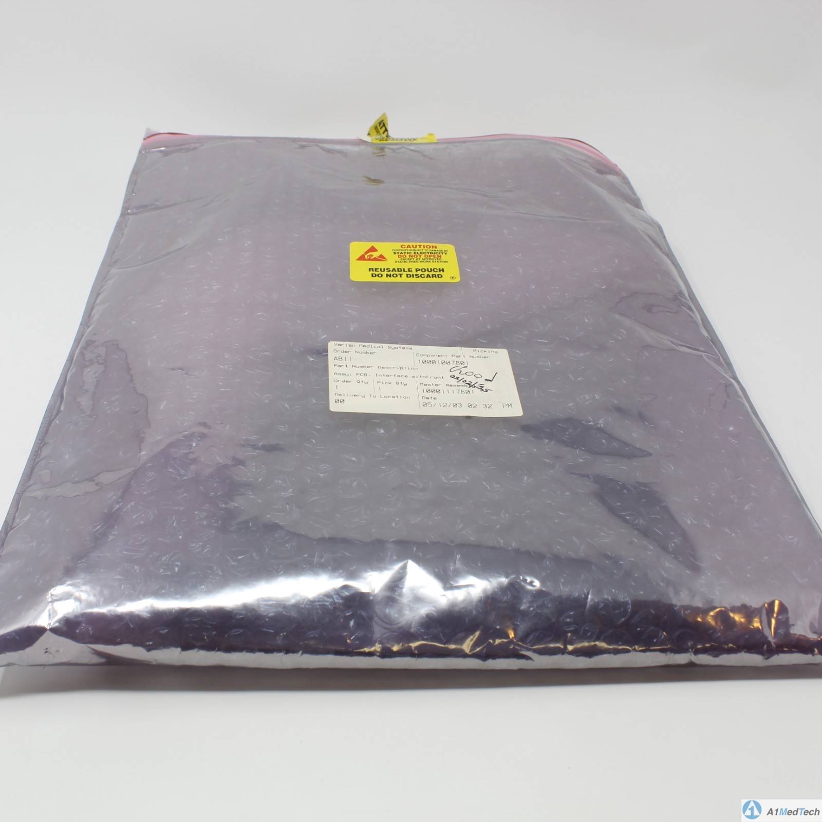 Varian 10001007801 ASSY, PCB, INTERFACE WITH FRONT PANEL