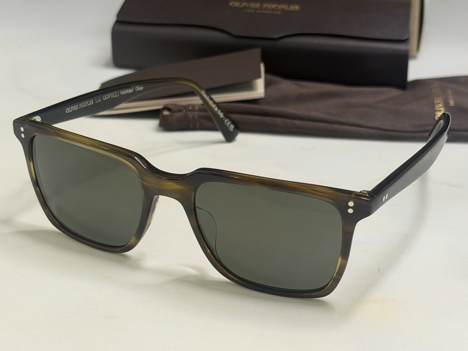 New Oliver Peoples Sunglasses Lachman OV 5419SU 1677P1 Brown/Gray Polarized