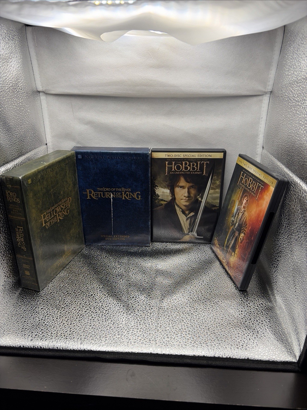 2 The Lord of the Rings Special Extended Boxed Complete DVD + 2 Hobbit DVDs 2 The Lord of the Rings Special Extended Boxed Complete DVD + 2 Hobbit DVDs