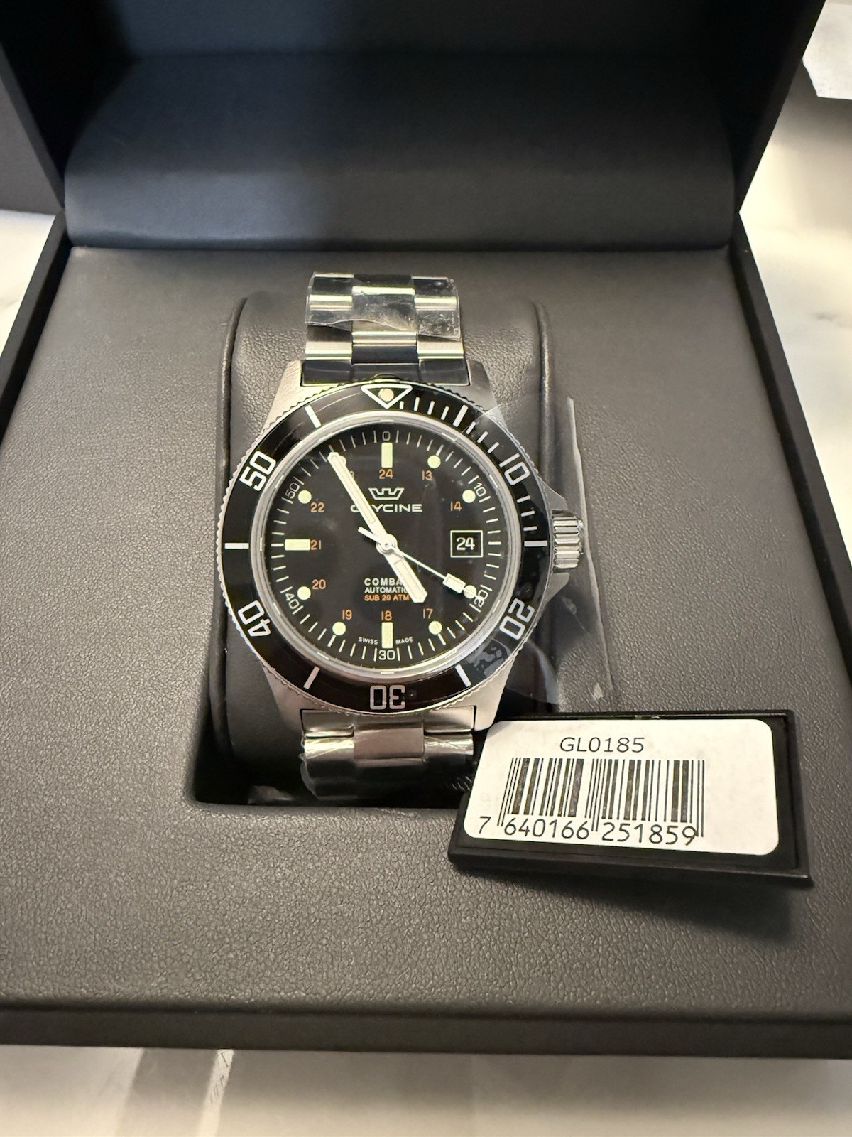 Glycine Men's Combat Sub 42mm Automatic Watch GL0185 Glycine Men's Combat Sub 42mm Automatic Watch GL0185