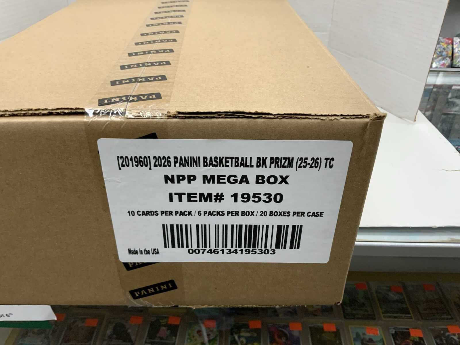 2026 Panini Prizm Basketball Factory Sealed Mega Case Of 20 Boxes