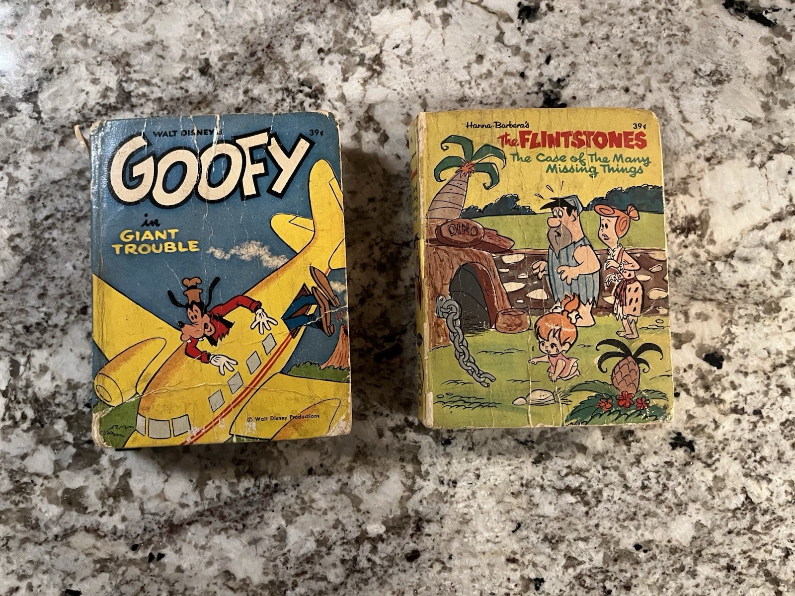 two vintage 1968 Whitman Big Little Books featuring classic cartoon characters two vintage 1968 Whitman Big Little Books featuring classic cartoon characters