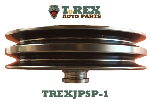 Fits 1972-1992 Jeep CJ, GW, J-10/20 & AMC Power Steering Double Pump Pulley