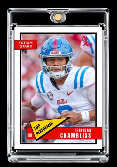 2025 Trinidad Chambliss Future Stars Rookie Card Ole Miss Rebels Top Performer 2025 Trinidad Chambliss Future Stars Rookie Card Ole Miss Rebels Top Performer