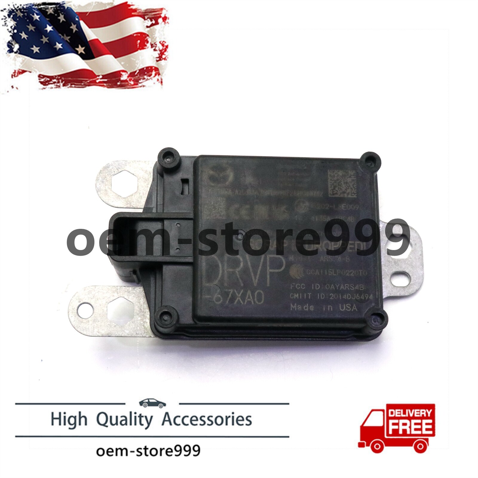 GENUINE 2024 MAZDA CX-30 FRONT CRUISE CONTROL DISTANCE RADAR SENSOR DRVP-67XA0 GENUINE 2024 MAZDA CX-30 FRONT CRUISE CONTROL DISTANCE RADAR SENSOR DRVP-67XA0