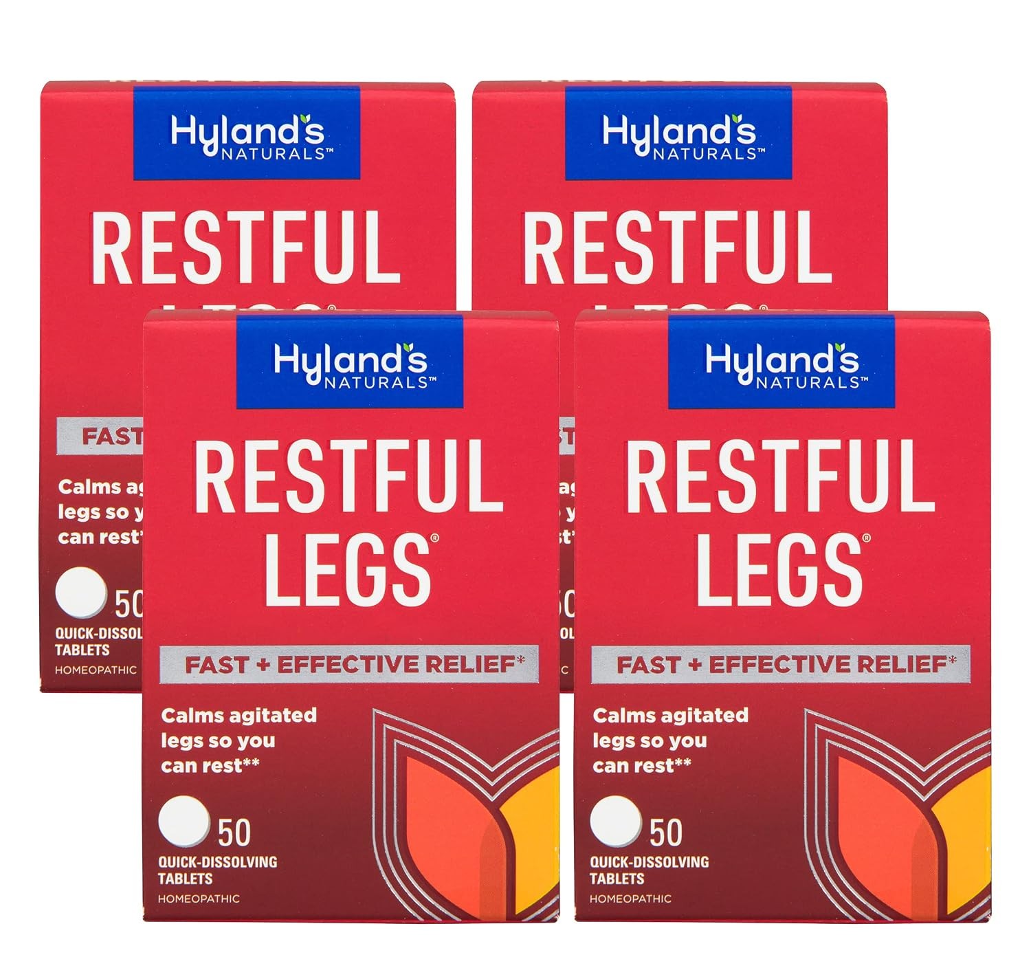 Hyland\'s Restful Legs Tablets 50 ea (Pack Of 4)