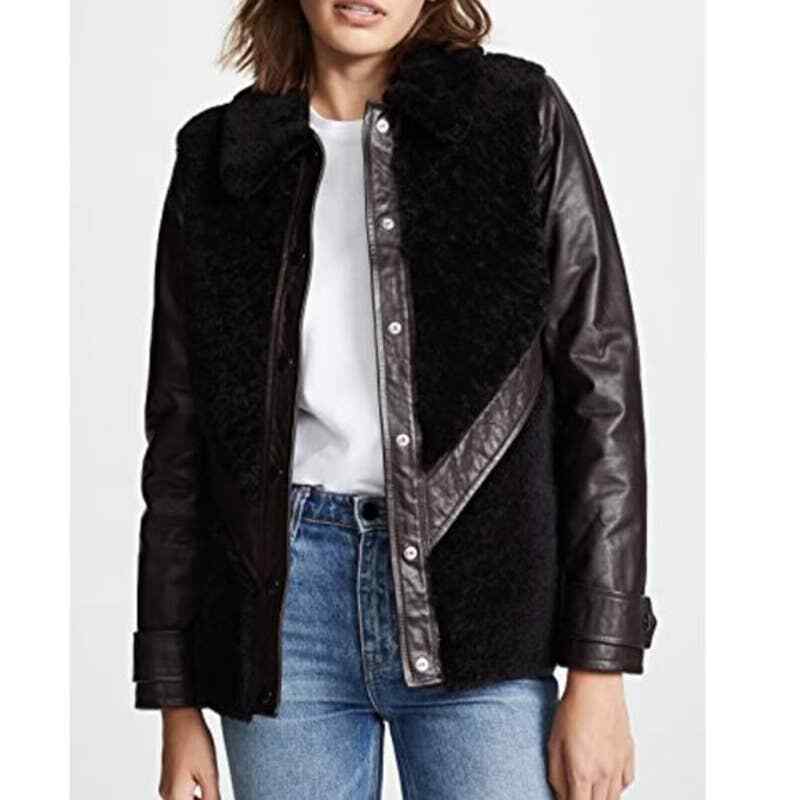 A.P.C. Veste Wilson Jacket in Marron Fonce