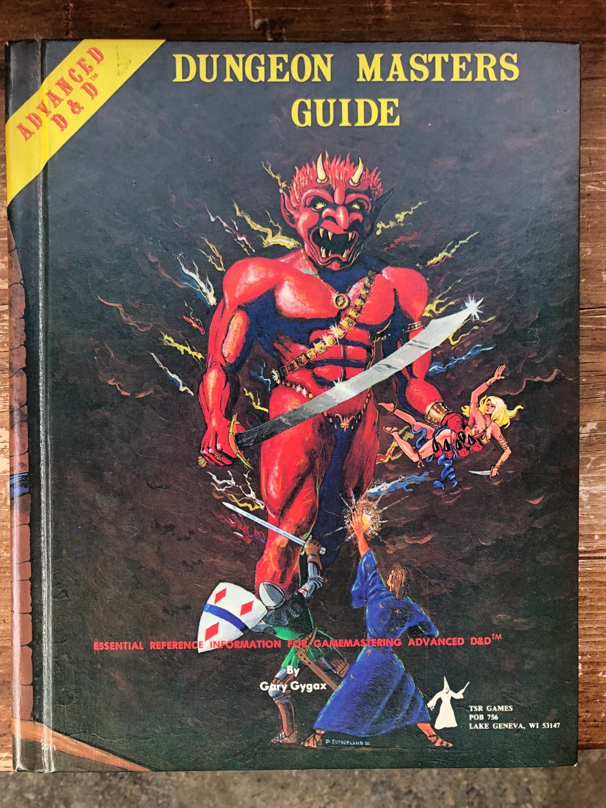 TSR Games Advanced Dungeons & Dragons Dungeon Masters Guide 1979 Hardcover ISBN