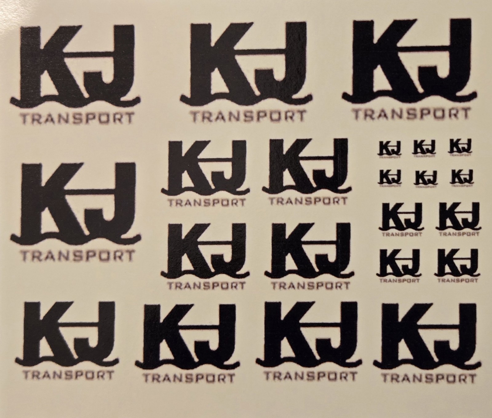 1/64th scale-Fast & the Furious -KJ Transport- WATERSLIDE DECALS ONLY