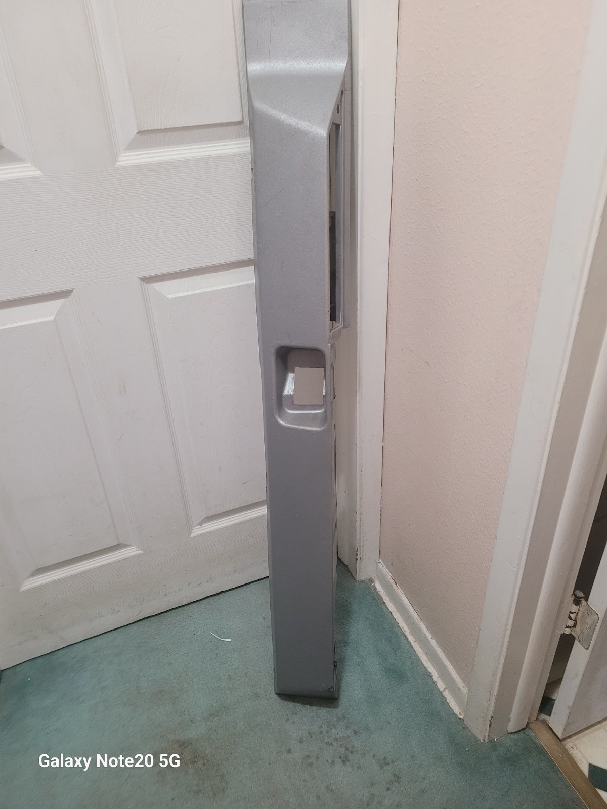 1972-1979 LINCOLN MARK PASSENGER SIDE ARMREST BASE DOVE GRAY