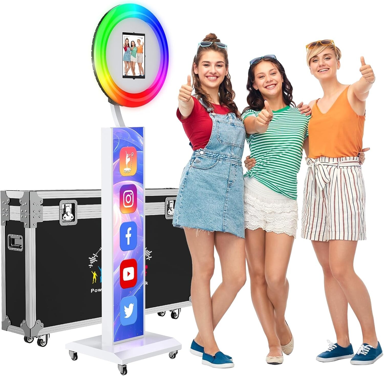 Ipad Photo Booth Portable Photo Booth Machine for ipad APP Control Flight Case