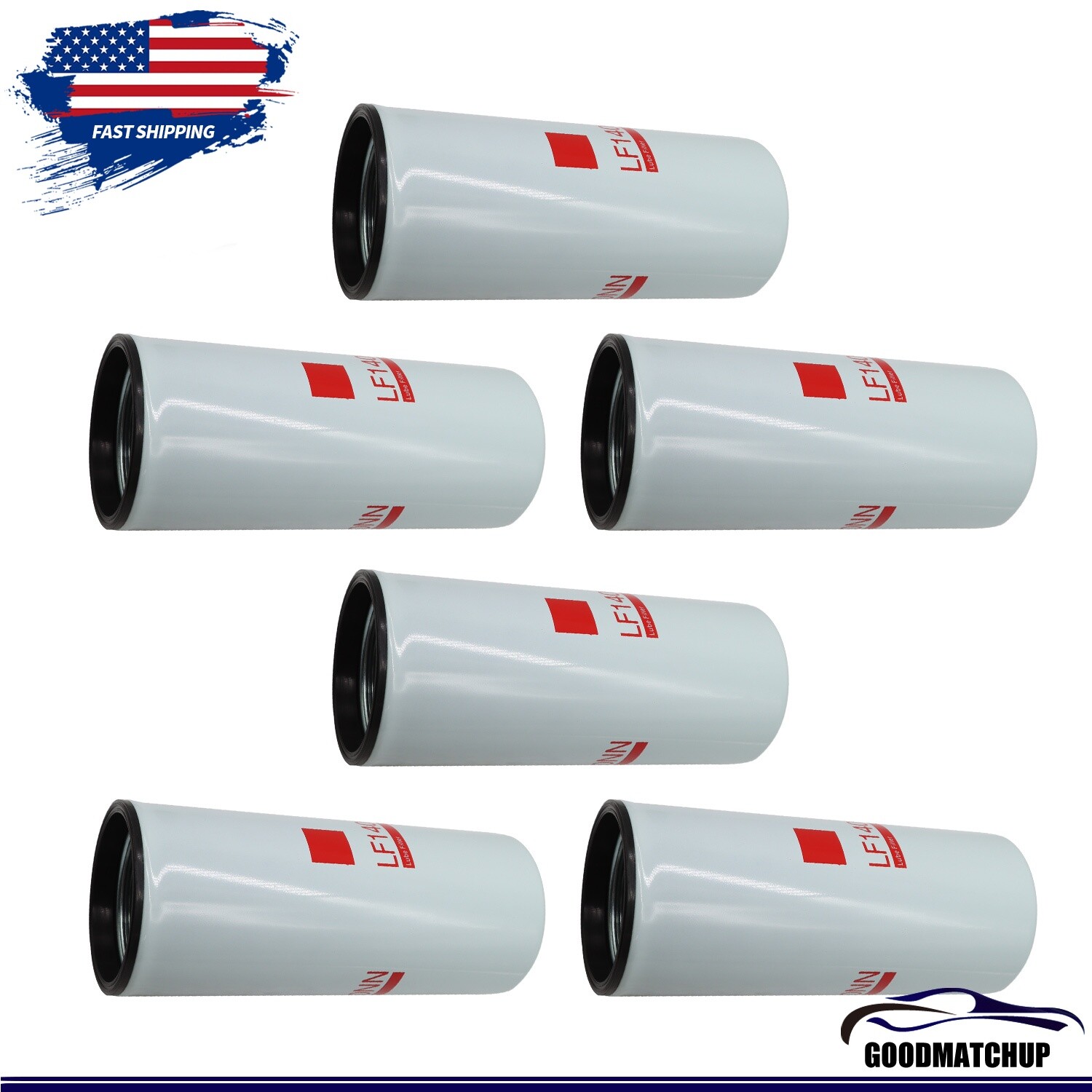 6Pcs Oil Filter LF14000NN For Cummins ISX 4367100