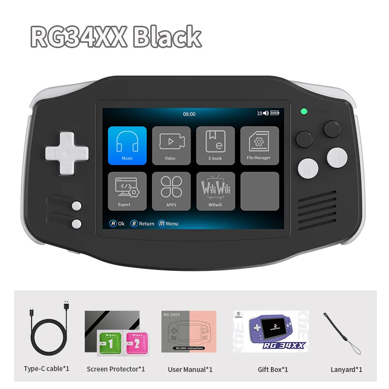 ANBERNIC RG34XX Retro Handheld Game Console 3.4\