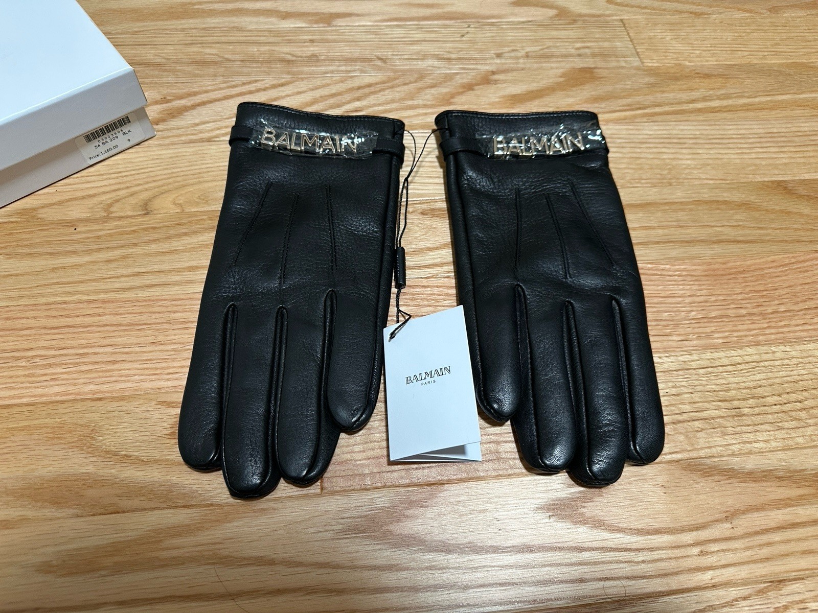 Balmain Leather Gloves Size 9 Balmain Leather Gloves Size 9