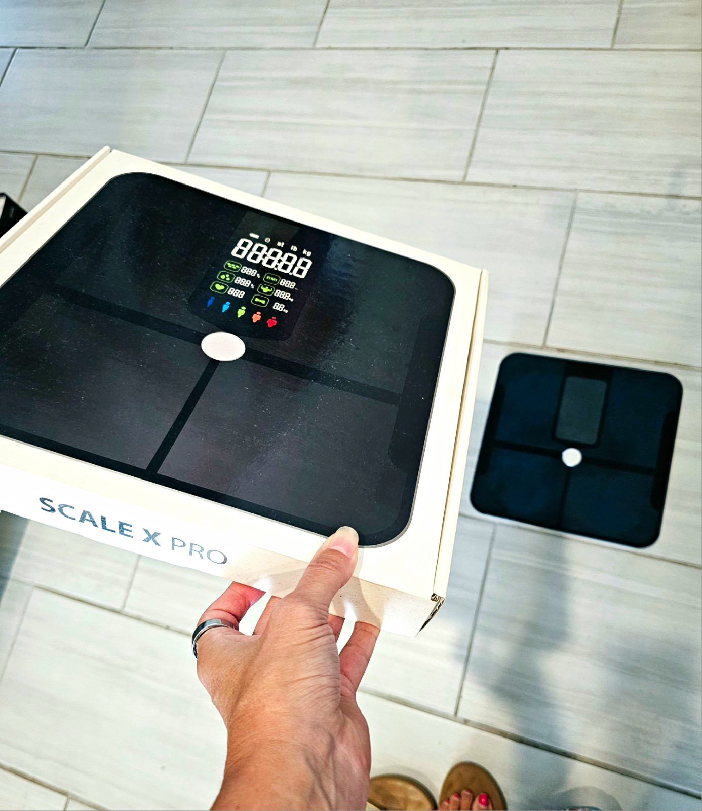 Oxiline Scale X Pro Smart Body Fat Scale, App Control, Heart Rate, Black Oxiline Scale X Pro Smart Body Fat Scale, App Control, Heart Rate, Black