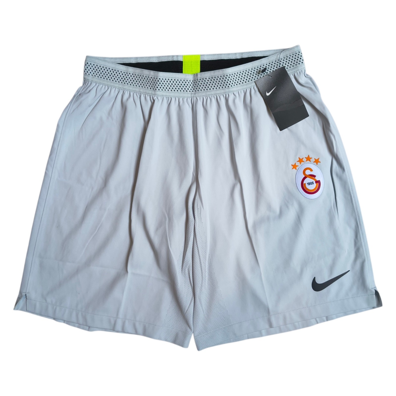 Men\'s Nike Galatasaray Player Match Issue Shorts 915085-043 Grey size LARGE