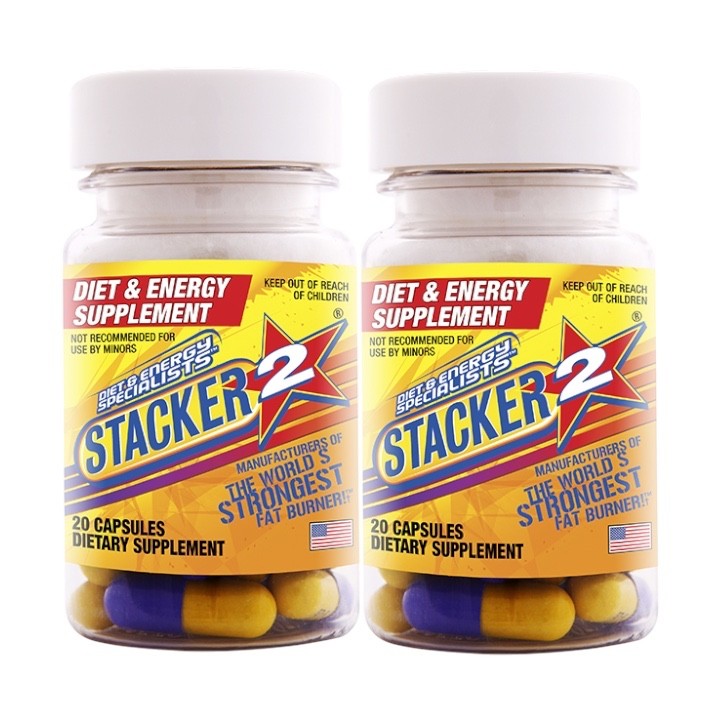 Stacker Two - 20 Count 40 Capsules Bottle Stacker Two - 20 Count 40 Capsules Bottle