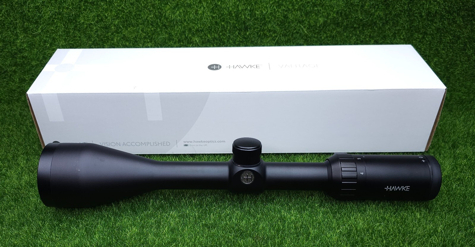 Hawke Vantage 4-12x50mm 30/30 Duplex SFP Reticle Riflescope, Black - 14150