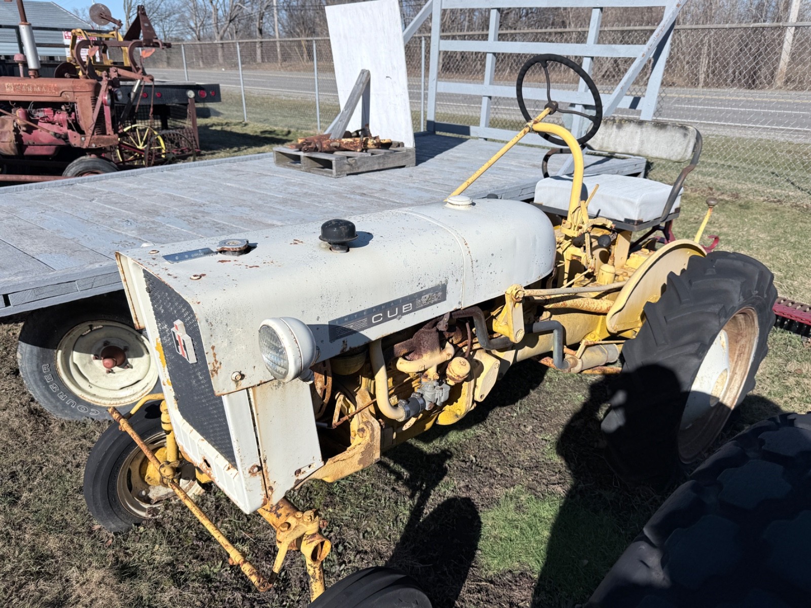 International Harvester IH Cub Lo-Boy Tractor Farmall Vintage Gas Runs Drives