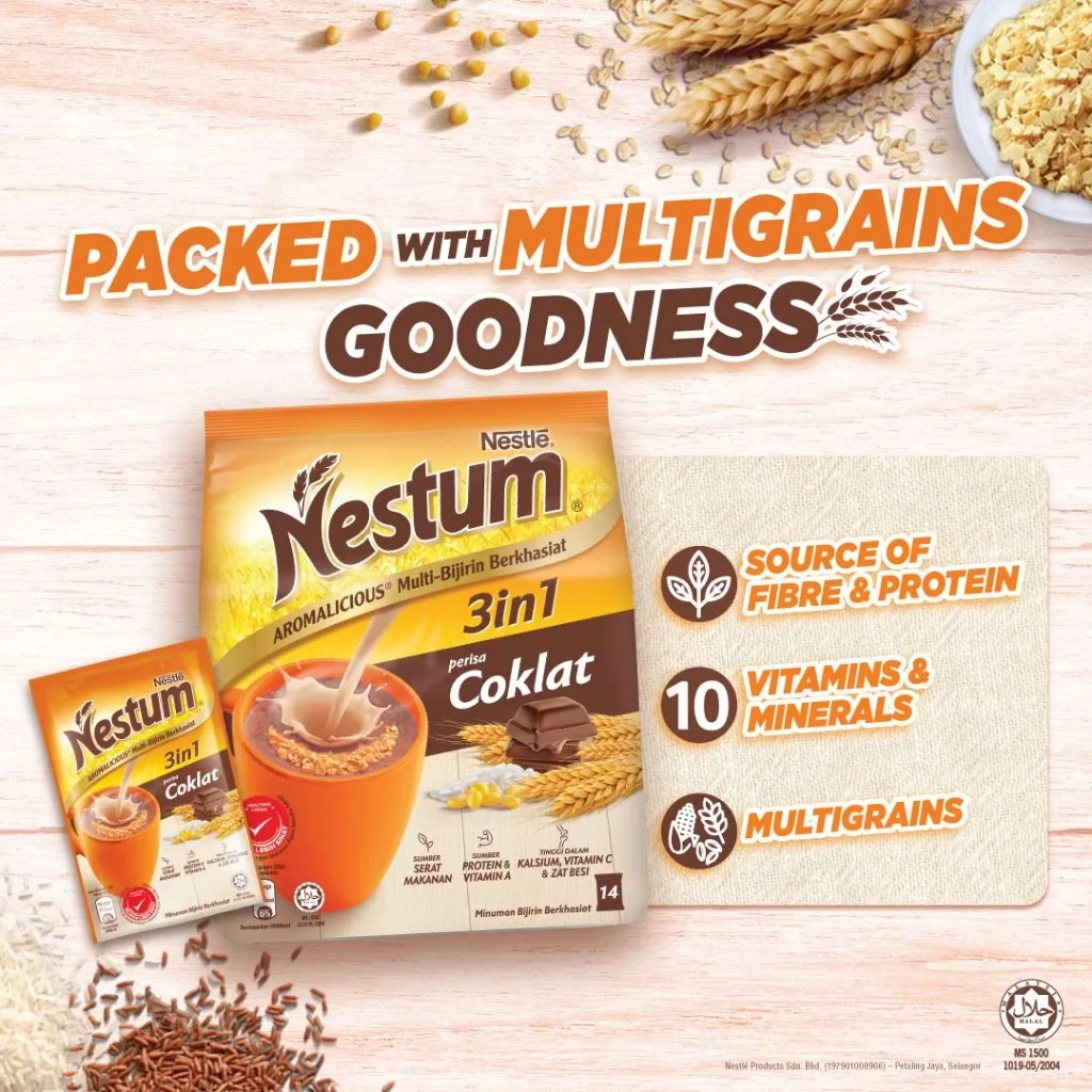 2 x Nestlé NESTUM 3-in-1 Chocolate 14 Sachets x 28g