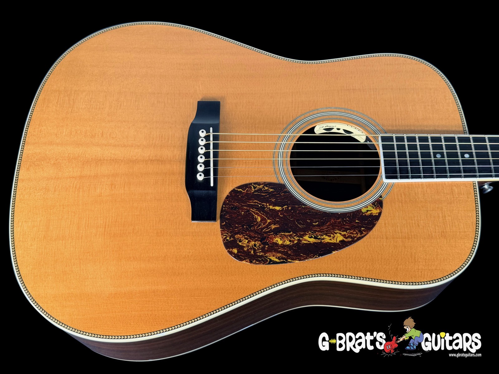 2005 MARTIN HD-35 DREADNOUGHT ACOUSTIC w LR BAGGS PICKUP ~ NATURAL